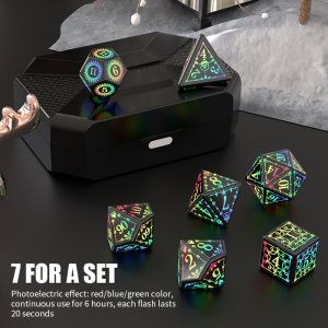 Christmas Elements LED Rechargeable Game Dice Set Dragon And Dungeon