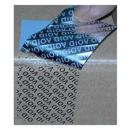 Quality Silver VOID Tamper Evident Warranty Sticky Labels Serial NO. Seals Stickers for sale