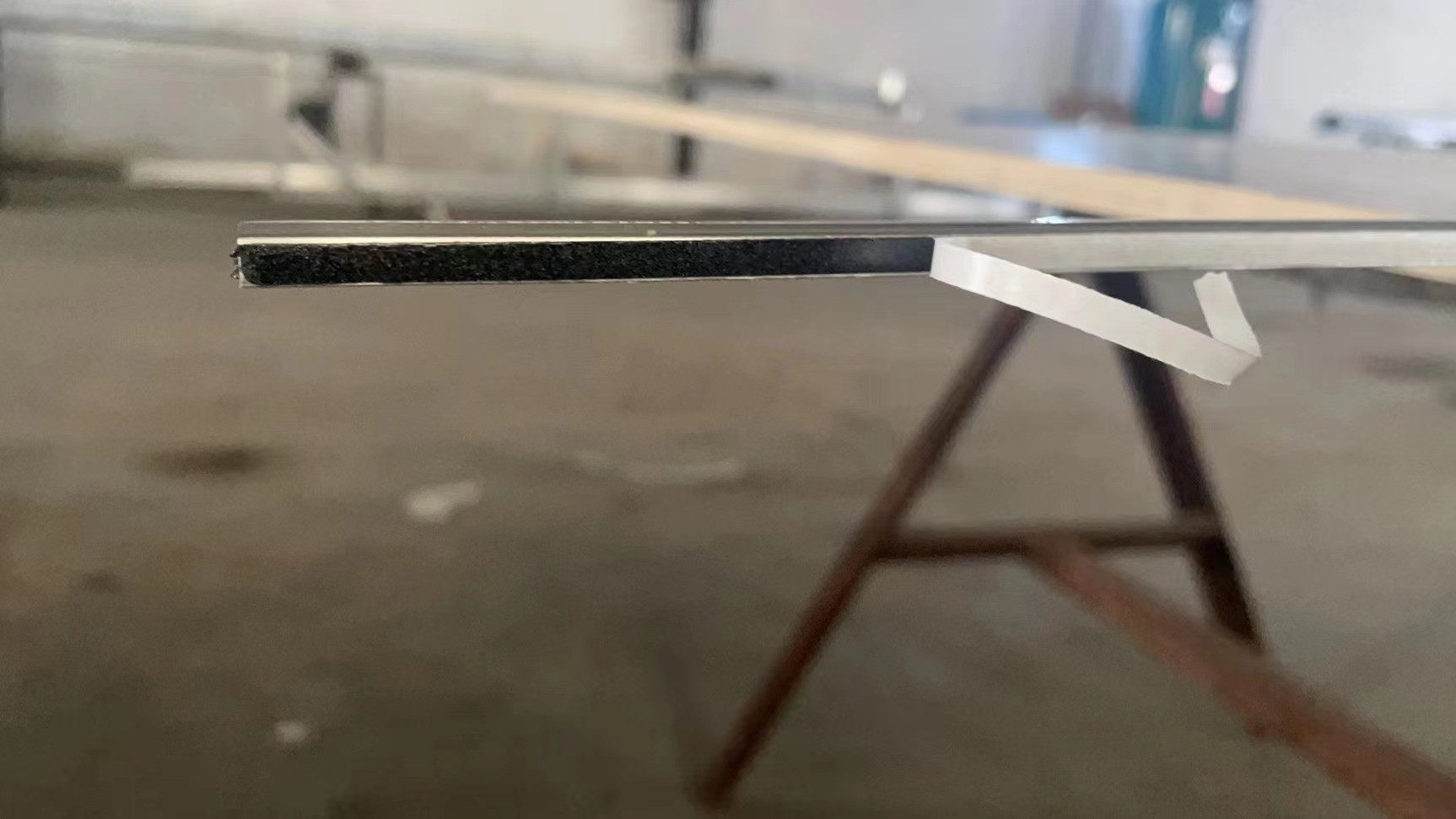 Butyl Adhesive Aluminum Thermal Spacer Bars 0.18-0.33mm For Glass And Doors