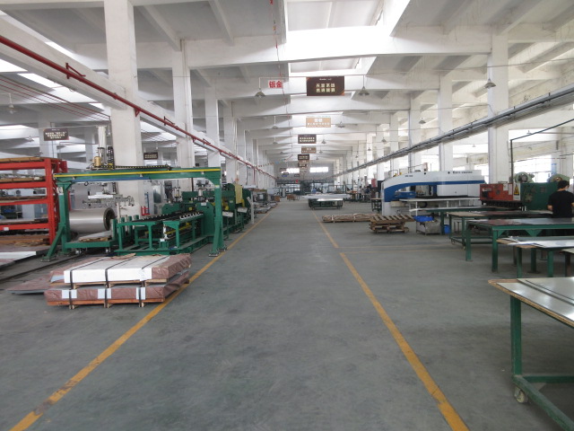 Painted Steel Meat Multideck Open Chiller Display Cases Split Type 1000L