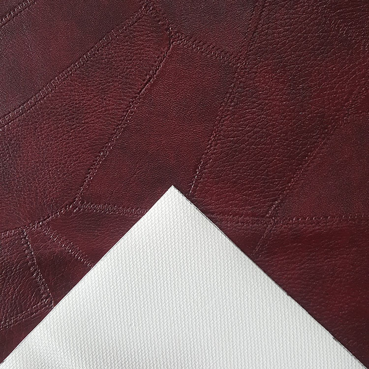 Chair Synthetic Leather Material , PVC Fabric For Clothing Convenient Cleaning