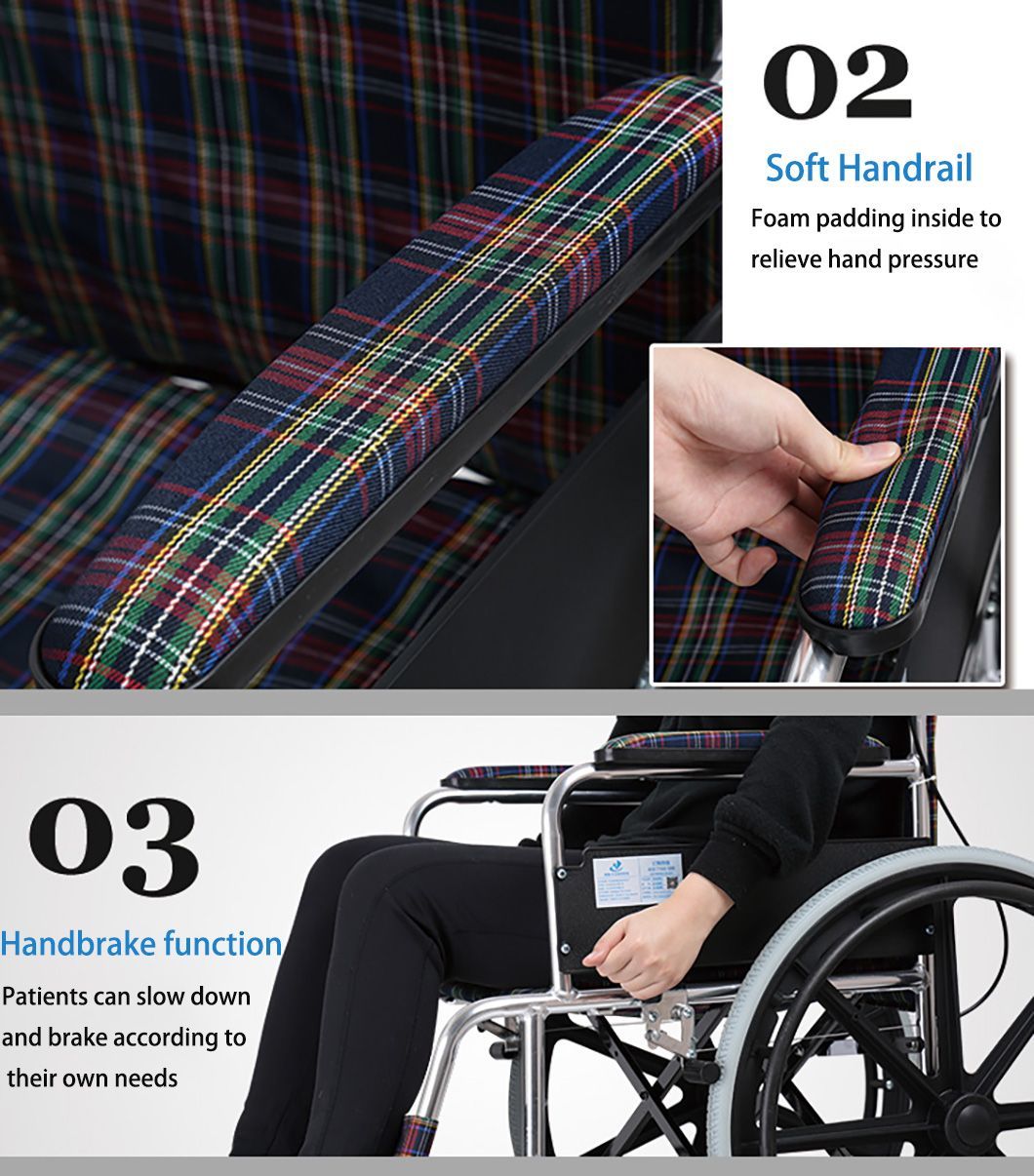Lightweight Manual Wheelchairs for Sale Aluminum Folding Sport Beach Wheelchairs for Elderly