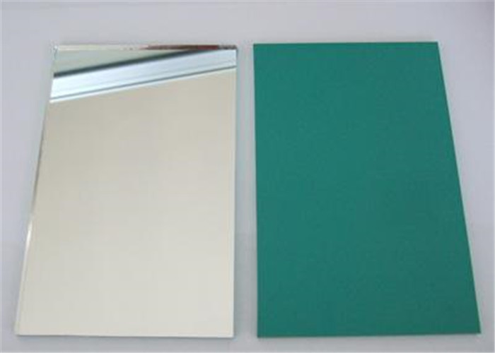Furniture Grey Mirror Glass , 1.5mm - 8mm Thickness Coloured Mirror Glass