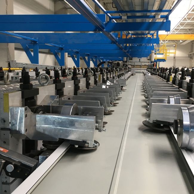 3-8m/min PU Sandwich Panel Production Line With 5.5KW Main Power