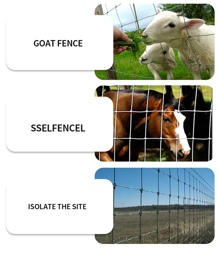 High quality cheap cattle goat field fence galvanized welded fence farm from anping animal wire mesh