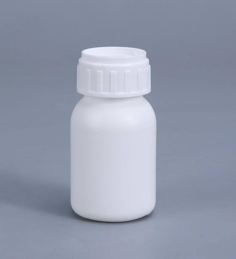 Portable 50ML HDPE Fluorinated Round Bottle for Agricultural Medicine Distribution