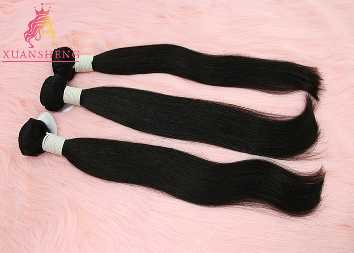 Grade 9A Brazilian Human Hair , Straight Remy Virgin Brazilian Hair Bundle