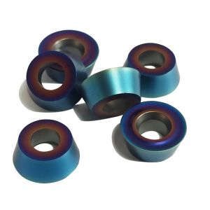 China Metalworking RDMT Insert With Nano Blue Coating Color Carbide Milling Inserts on sale