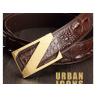 Buy cheap Factory price fashion casual belt stainless alloy buckle crocodile belts from wholesalers