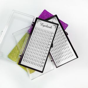 China Silk PBT Fiber Material Russian Volume Lashes With Customized Package on sale