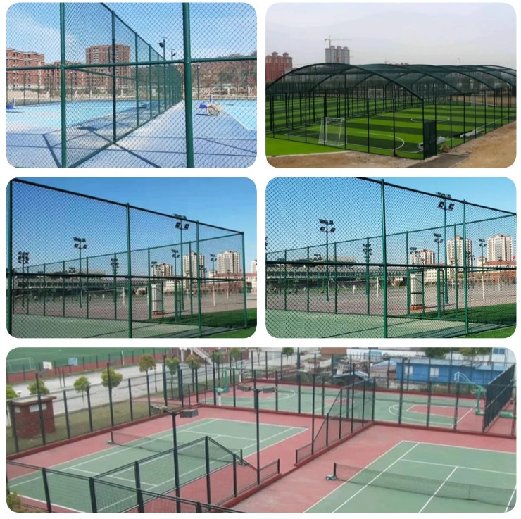 Outdoor Sport Security Metal Wire Mesh Fencing 3M Tennis Batting Field Fencing