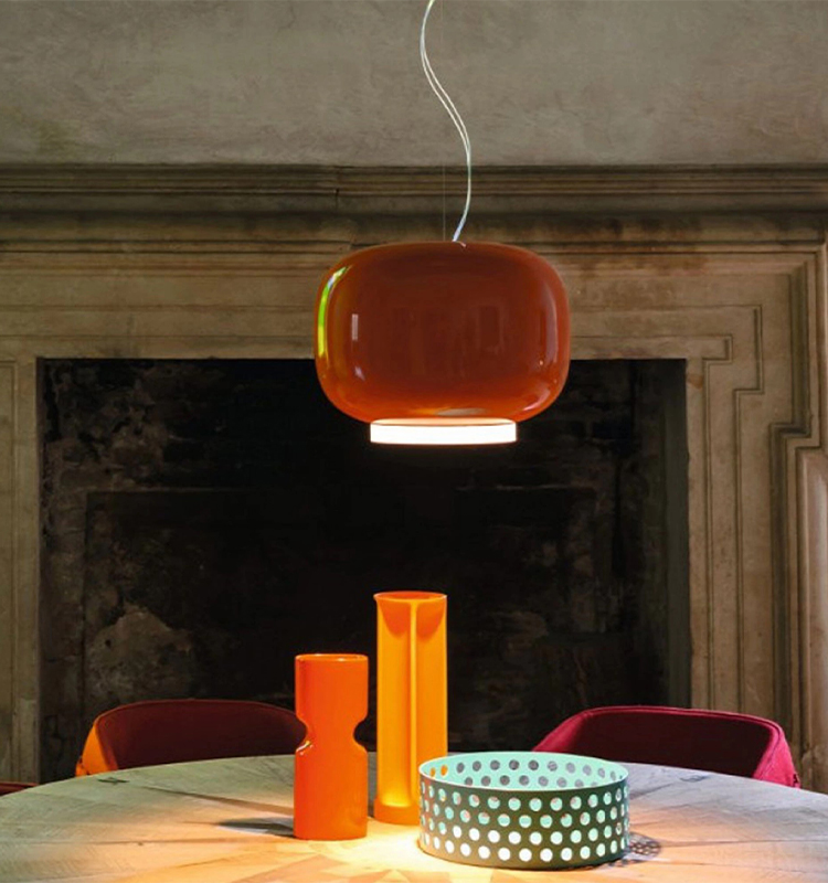 Postmodern minimalist jar shape living room chandelier creative dining room Glass Pendant Light(WH-GP-122)