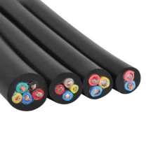 Flexible Copper Conductor Rubber Insulated Cable 300/500V IEC 60245 57 Rubber Cable