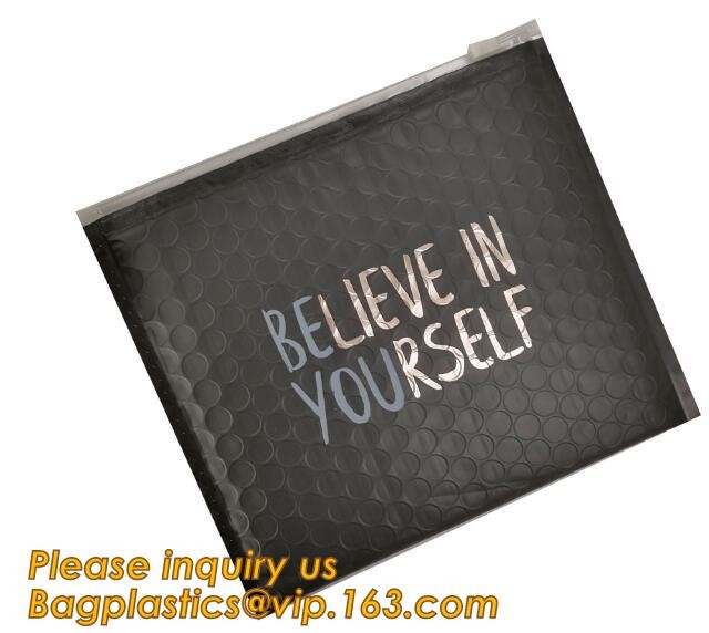 air mail metallic holographi rose gold bubble padded mailer / Zip lockkk bubble bag/ slider bubble bag,Holographic Factory