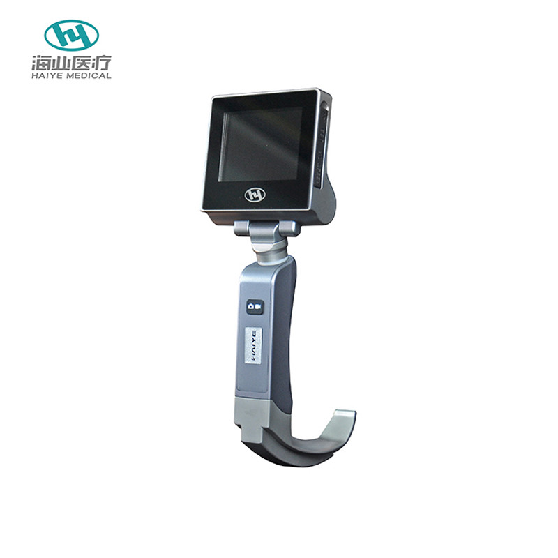 5 Reusable Blades Video Intubation Laryngoscope 5V 2000mA Lithium Ion Battery