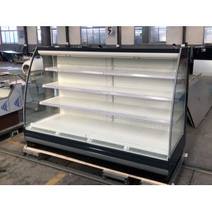 Supermarket Multi Deck Open Display Fridge Dairy Display With Auto Defrosting