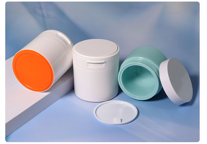 80g/100g/200g PP Material Flip Top Cap Jar for Cosmetic Cream and Sunscreen Cream Packaging