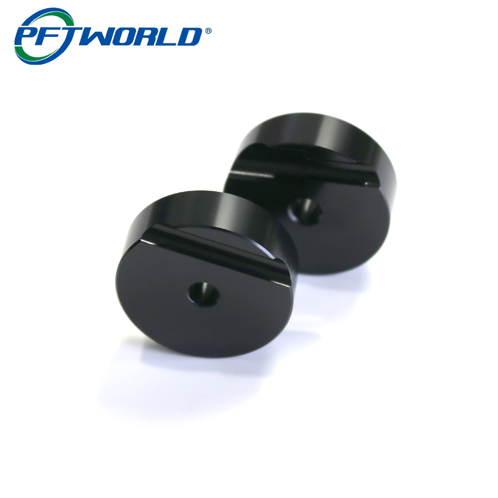 Custom Turned Aluminum Precision Black Anodized CNC Machining