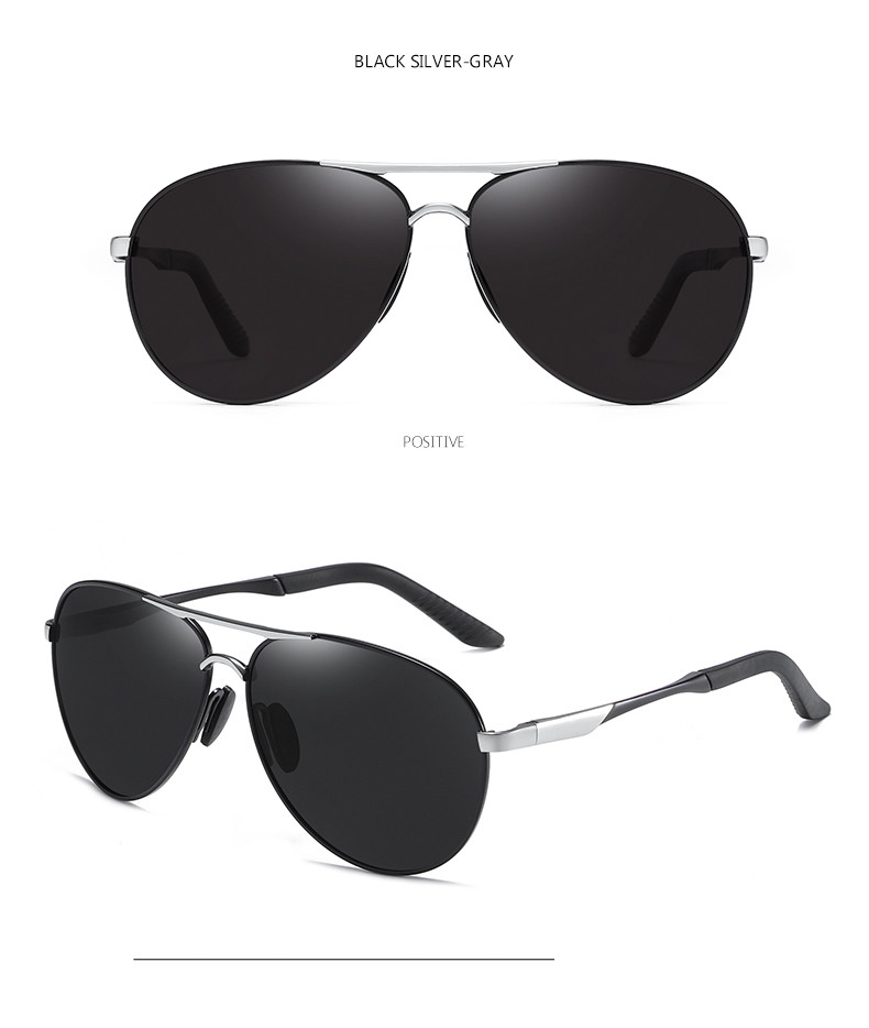 Ultra Lightweight Rectangular Polarized Stylish Sunglasses UV400 Protection