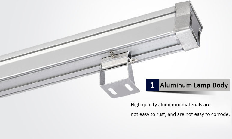 0.3m 0.5m 1m Wall Wash Recessed Lighting , AC 85-265v Outdoor Wall Wash Lighting
