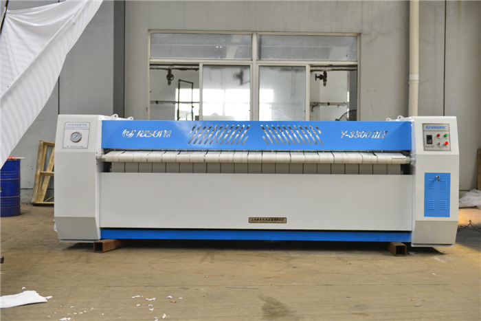 Stainless Steel Industrial Textile Ironing Machine with Ironing Speed of 0-25m/min
