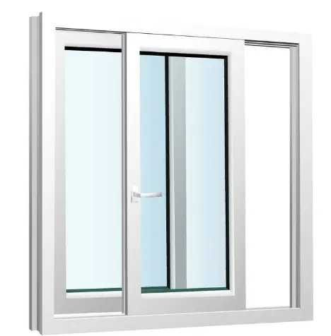 Conventional White UPVC Sliding Window And Door Multiple Locking Solutions