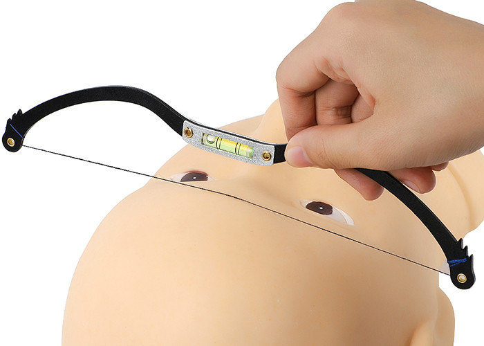 Alloy Horizontal Bead Mapping Ruler Line Mark Ruler Positioning With String And Cotton