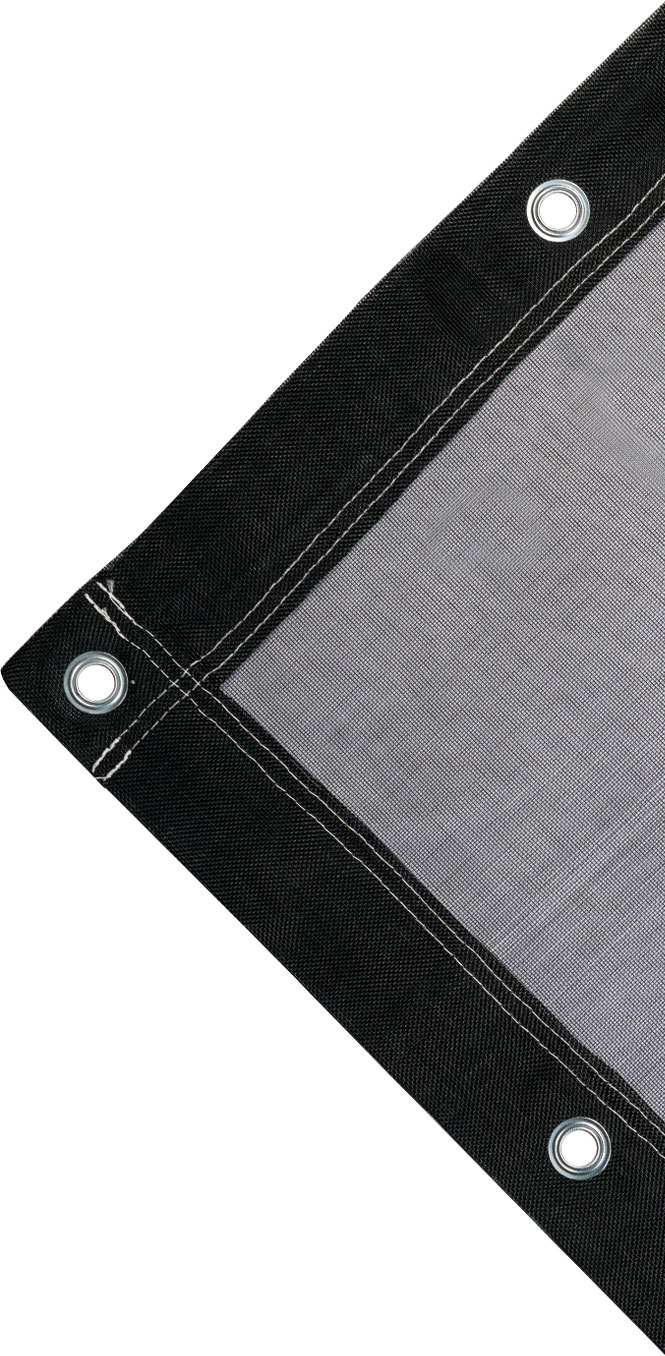 20x20 PVC Coated Fabric PVC Mesh Tarp Black Vinyl Mesh Tarp Dump Truck Tarp