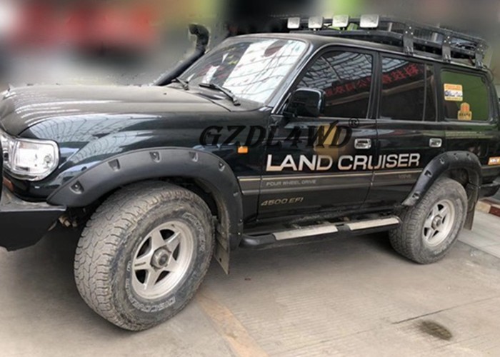 Textured 4x4 Body Parts / Off Road Fender Flares For Toyota Land Cruiser 80 Series