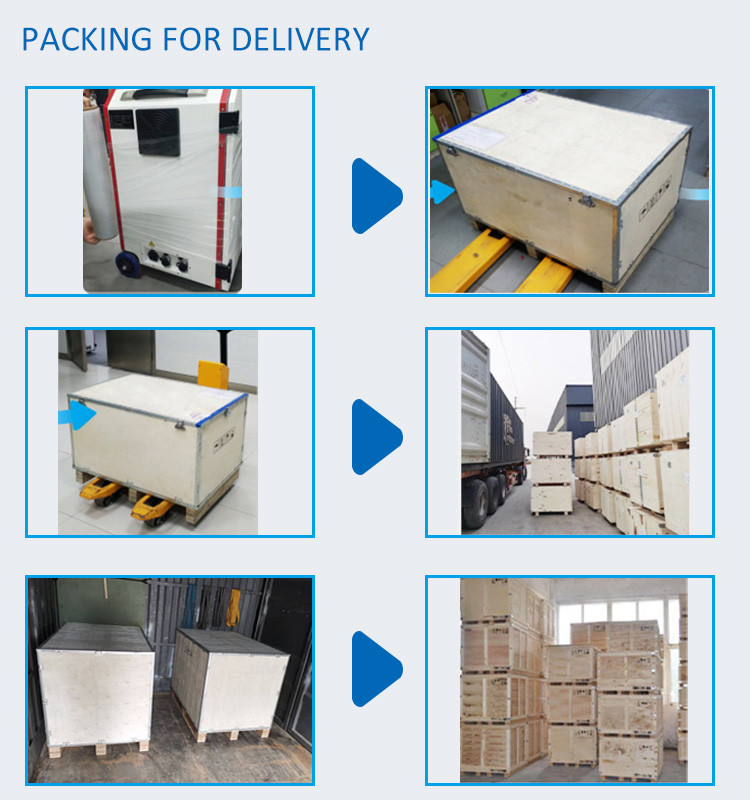 Trolley Handheld Laser Cleaning Machine Price Good For Metal Rust Remove