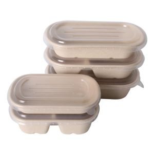 Disposable Tableware Sugarcane Pulp Bamboo Pulp Bowl 100% Degradable