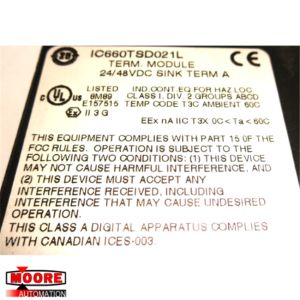 IC660BBD021 GE Block - Sink I/O 16 Circuits
