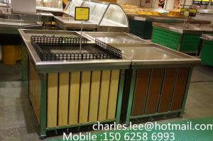  Powder Coating Supermarket Promotion Table , Promotion Dispaly Stand Manufactures