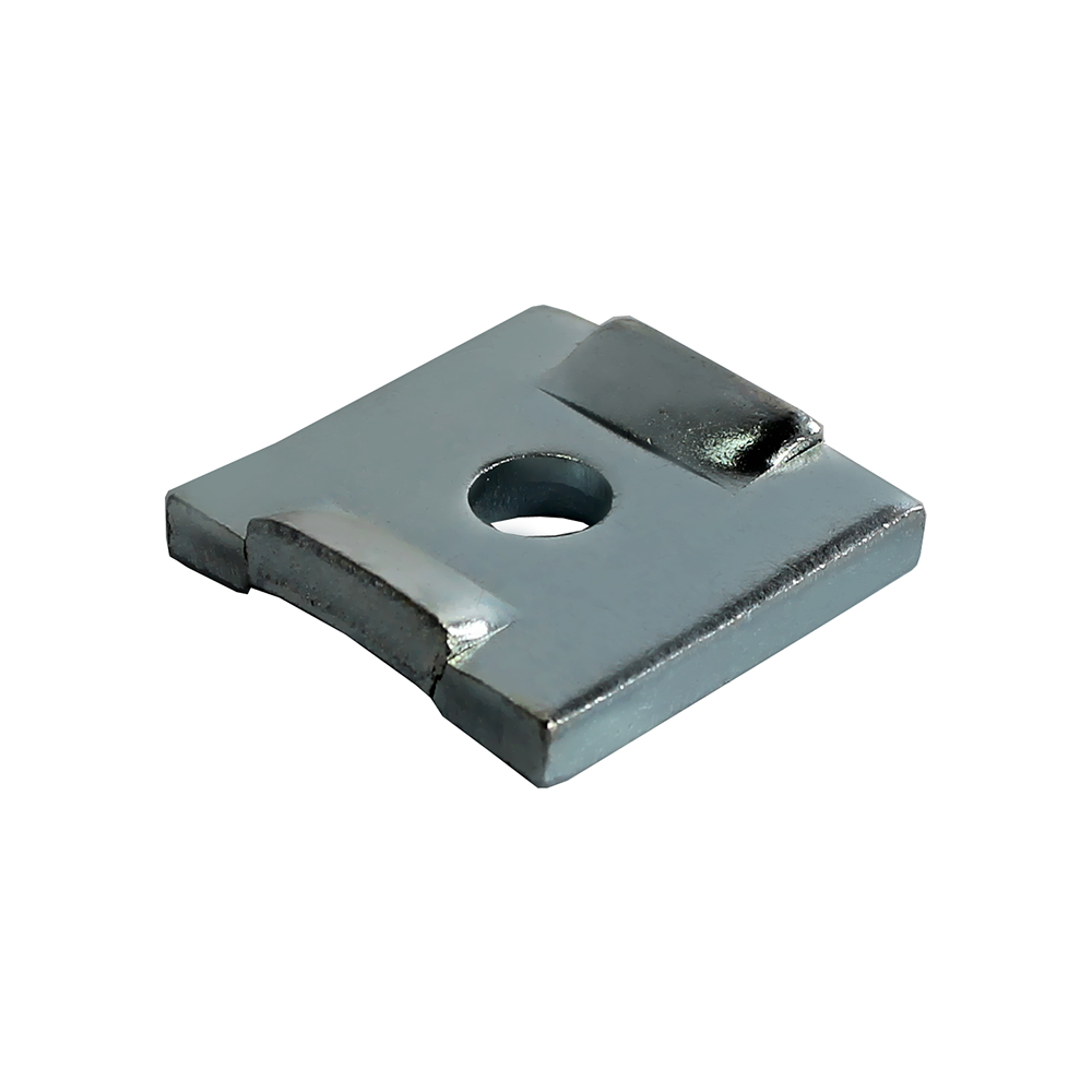 Carbon Steel Flat Strut Plate Electric Channel Fitting Stamping Type 40mm Width