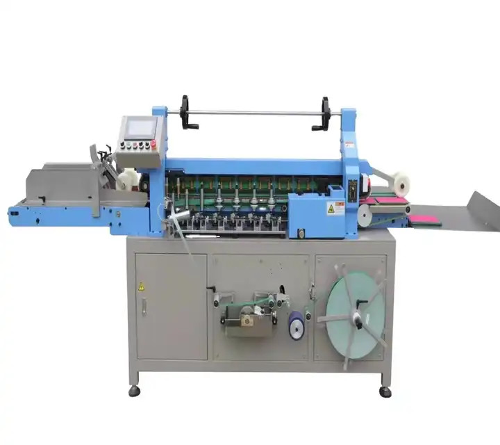 ZC-B500 300-1200 Piece / Hour Automatic Book Back Packing Machine Notebook Spine Taping Machine