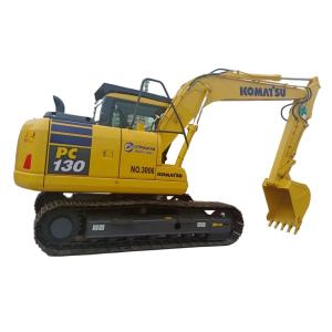  Used Hydraulic Crawler Komatsu Excavator PC130 7 Komatsu Excavator 13 Ton Manufactures