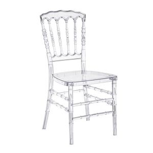 High Back Transparent Resin Chiavari Chair Nepoleon Crystal Chiavari Chairs