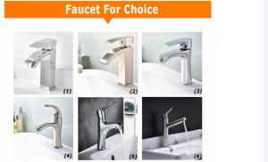  Washroom Sanitary Ware Water Tap 1.2GPM Faucet Shower Mixer Tap Manufactures
