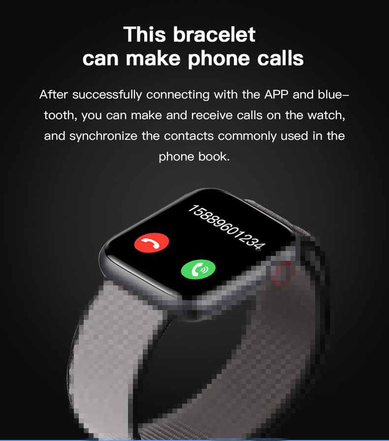 BLE Hw12 Hw22 Smart Watch BT Call Relojes Inteligentes Touch Screen Smart Bracelet