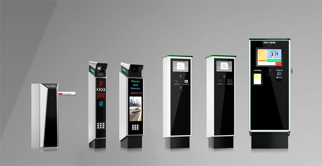 LPR Parking Payment Kiosk Touchscreen Car Park Payment Machine