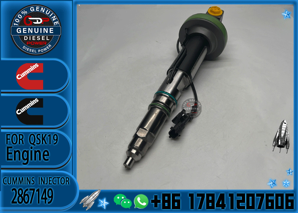 diesel fuel injector 2867149 2882079 4964173 F00BL0J019 Fuel Injector QSK19 QSK60 heavy machinery diesel Engine Injector