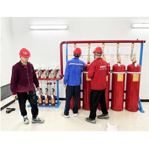 China Pipe Line FM200 Fire Extinguishing System Gas Fire Extinguisher with on sale