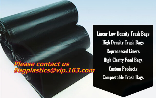 Recycling Bags,Heavy Duty Black Garbage Bag for Indoor Or Outdoor Use 46x54 Made in China, Bagease, Bagplastics, Pack