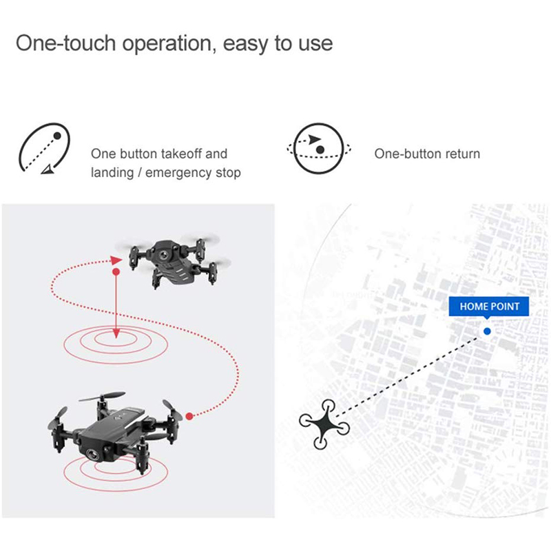 4 Channel Gps Auto Headless 100 meters RC Camera Drone