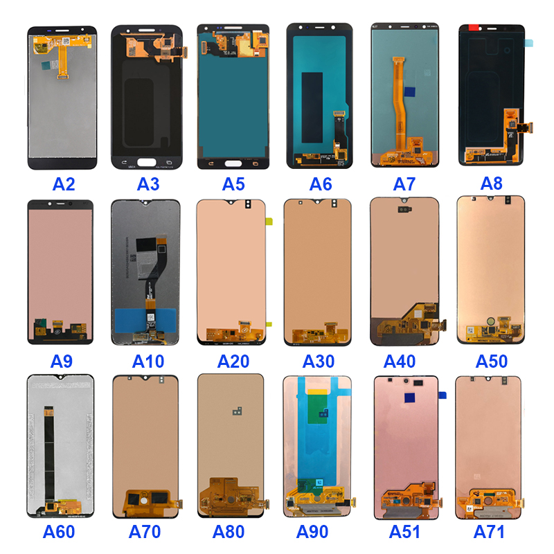 Incell OLED LCD Touch Screen A40 A50 A70 A80 A30 A30S A10 A20 Original Display for SAM Galaxy