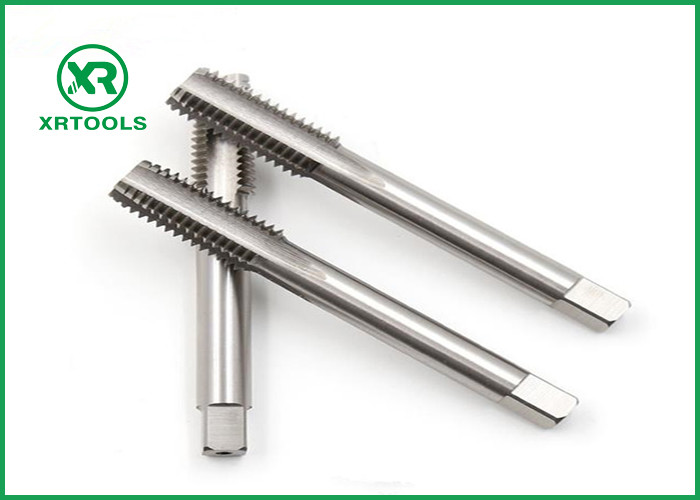 Manual Machine Flute Straight Flute Tap , White Finish Thread Spark Plug Tap