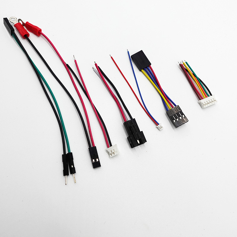 White Color Electrical Wiring Harness for TE Motherboard JST MOLEX Dupont in East Asia