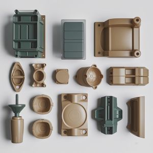 Surface Finish Customizable Plastic Injection Molded Parts large injection