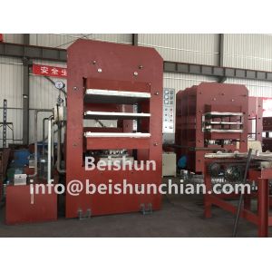 PLC Control Automatic Customizable Rubber Vulcanizing Press Machine For