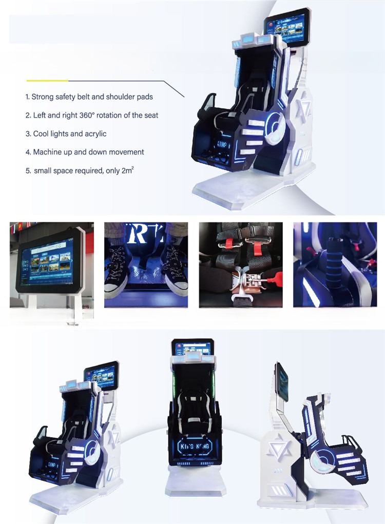 Dreamland brand 9d vr flight simulator arcade game machine 360 degree vr chair for sale